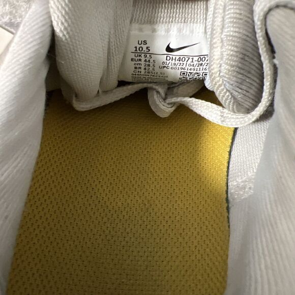 Nike Air Zoom Pegasus 39 Men’s Size 10.5 DH4071-007 Running Shoes White - Picture 8 of 8